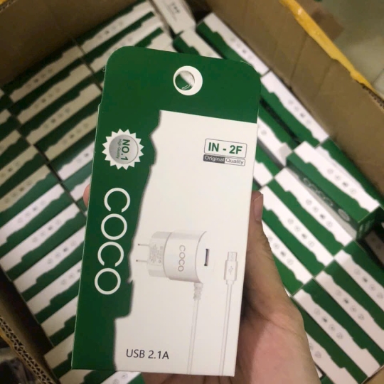BỘ SẠC COCO LIỀN DÂY ĐÈN LED 1 CỔNG USB