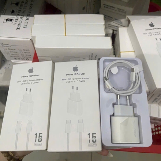 BỘ SẠC IPHONE 15 PROMAX ZIN HÃNG 