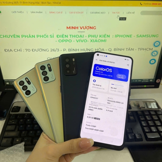 OPPO RENO 6Z 5G (8/128) MAIN ZIN MÀN ZIN 