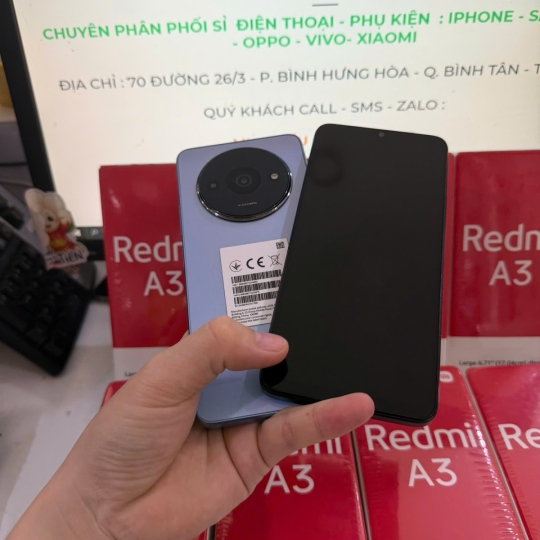 ĐIỆN THOẠI REDMI A3 RAM 4/128 MÁY MỚI NGUYÊN SEAL FULLBOX CTY